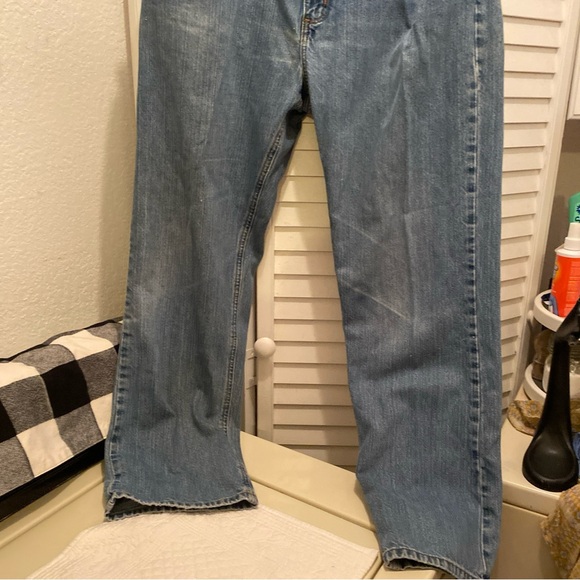 CARHARTT Women’s Jeans “Relax Fit” Size 16x32” Straight Leg Med/Wash EUC - Picture 6 of 6